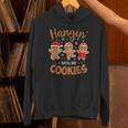 Hangin With My Cookies Gingerbread Women Christmas Teacher Unisex Hoodie, gift for family, gift for coworker Hangin With My Cookies Gingerbread Women Christmas Teacher Unisex Hoodie, gift for family, gift for coworker