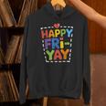 Happy Fri-Yay Teacher Life Weekend Pun Happy Friday Unisex Hoodie, gift for family, gift for coworker