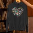 Heart Shape Art Teacher And Painting Sketching Artist Unisex Hoodie, gift for family, gift for coworker