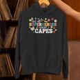 Hot All Superheroes Wear Capes Cute Teacher End Of School Unisex Hoodie, gift for family, gift for coworker