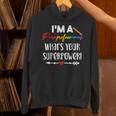 I'm A Paraprofessional What's Your Superpower Para Teacher Unisex Hoodie, gift for family, gift for coworker I'm A Paraprofessional What's Your Superpower Para Teacher Unisex Hoodie, gift for family, gift for coworker