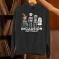Inclusion Isn't Scary SLP Halloween Costume Sped Teacher Unisex Hoodie, gift for family, gift for coworker Inclusion Isn't Scary SLP Halloween Costume Sped Teacher Unisex Hoodie, gift for family, gift for coworker