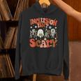 Inclusion Isn't Scary SLP Sped Teacher Halloween Unisex Hoodie, gift for family, gift for coworker Inclusion Isn't Scary SLP Sped Teacher Halloween Unisex Hoodie, gift for family, gift for coworker