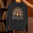 Infant Teacher Leopard Boho Rainbow Appreciation Unisex Hoodie, gift for family, gift for coworker