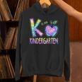 K Is For Kindergarten Teacher Tie Dye Back To School Kinder Unisex Hoodie, gift for family, gift for coworker K Is For Kindergarten Teacher Tie Dye Back To School Kinder Unisex Hoodie, gift for family, gift for coworker