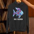 Be Kind Rainbow Fish Teacher Life Teaching Back To School Unisex Hoodie, gift for family, gift for coworker Be Kind Rainbow Fish Teacher Life Teaching Back To School Unisex Hoodie, gift for family, gift for coworker