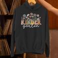 Kindergarten Teacher Wildflower Back To School Floral Outfit Men Women Unisex Hoodie, gift for family, gift for coworker