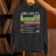 Can I Lick It Periodic Table Chart Science Teacher Cool Meme Unisex Hoodie, Science Teacher Hoodies, gift for family, gift for coworker