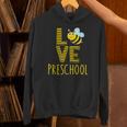 Love Preschool Back To School Yellow Bee Preschool Teacher For Men Women Girls Kids Unisex Hoodie, gift for family, gift for coworker