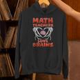 Math Teachers Love Brains Scary Halloween Men Women Unisex Hoodie, gift for family, gift for coworker