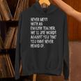 Never Mess With An English Teacher Back To School Unisex Hoodie, English Teacher Hoodies, gift for family, gift for coworker Never Mess With An English Teacher Back To School Unisex Hoodie, English Teacher Hoodies, gift for family, gift for coworker