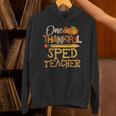 One Thankful Sped Teacher Cute Thanksgiving Women Unisex Hoodie, gift for family, gift for coworker