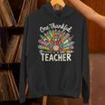 One Thankful Teacher Cute Thanksgiving Turkey School Unisex Hoodie, gift for family, gift for coworker