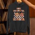 One Thankful Teacher Fall Leaves Thanksgiving Retro Unisex Hoodie, gift for family, gift for coworker One Thankful Teacher Fall Leaves Thanksgiving Retro Unisex Hoodie, gift for family, gift for coworker