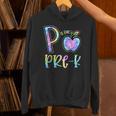 P Is For Pre-K Preschool Teacher Tie Dye Back To School Unisex Hoodie, gift for family, gift for coworker P Is For Pre-K Preschool Teacher Tie Dye Back To School Unisex Hoodie, gift for family, gift for coworker