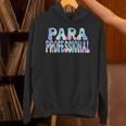Paraprofessional Groovy Back To School Cute Teachers Women Unisex Hoodie, gift for family, gift for coworker