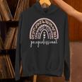 Paraprofessional Rainbow Para Teacher Parapro Unisex Hoodie, gift for family, gift for coworker