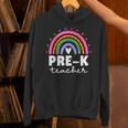 Pre-K Teacher Cute Pre Kindergarten For Teachers Rainbow For Men Women Kids Unisex Hoodie, gift for family, gift for coworker