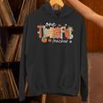 Preppy One Thankful Teacher Coquette Thanksgiving Teacher Unisex Hoodie, gift for family, gift for coworker Preppy One Thankful Teacher Coquette Thanksgiving Teacher Unisex Hoodie, gift for family, gift for coworker