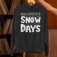 Proud Supporter Of Snow Days Teacher Christmas Men Women Unisex Hoodie, gift for family, gift for coworker