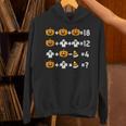 Pumpkin Ghost Equation Math Teacher Halloween Costume Unisex Hoodie, gift for family, gift for coworker