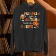 Pumpkin Spice Autumn Leaves IEPS Sped Teacher Fall Unisex Hoodie, gift for family, gift for coworker