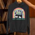 Rainbow AAC Awareness Month SPED Teacher SLP Communication Unisex Hoodie, gift for family, gift for coworker