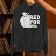 Red For Ed Teacher Support Public Education For Men Women Kids Unisex Hoodie, gift for family, gift for coworker Red For Ed Teacher Support Public Education For Men Women Kids Unisex Hoodie, gift for family, gift for coworker