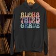 Retro Aloha Third Grade Teacher Summer Vacation Beach Hawaii Unisex Hoodie, gift for family, gift for coworker Retro Aloha Third Grade Teacher Summer Vacation Beach Hawaii Unisex Hoodie, gift for family, gift for coworker