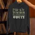 Retro Back To School Women Old Camo Pre-K Teacher Unisex Hoodie, gift for family, gift for coworker Retro Back To School Women Old Camo Pre-K Teacher Unisex Hoodie, gift for family, gift for coworker