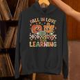 Retro Fall In Love With Learning Autumn Pumpkin Teacher Kids Unisex Hoodie, gift for family, gift for coworker Retro Fall In Love With Learning Autumn Pumpkin Teacher Kids Unisex Hoodie, gift for family, gift for coworker