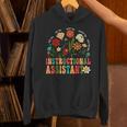 Retro Instructional Assistant Wildflowers Teacher Aide Unisex Hoodie, gift for family, gift for coworker