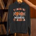 Retro Thankful Music Teacher Pumpkin Fall Thanksgiving Unisex Hoodie, gift for family, gift for coworker