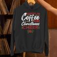 Running On Coffee And Christmas Cheer Lover Teacher For Men Women Kids Unisex Hoodie, gift for family, gift for coworker Running On Coffee And Christmas Cheer Lover Teacher For Men Women Kids Unisex Hoodie, gift for family, gift for coworker