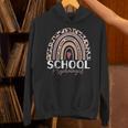 School Psych Teacher School Psychologist Leopard Rainbow Unisex Hoodie, gift for family, gift for coworker School Psych Teacher School Psychologist Leopard Rainbow Unisex Hoodie, gift for family, gift for coworker
