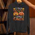 School Thankful I Teach The Cutest Little Turkeys Thanksgiving Teacher Unisex Hoodie, gift for family, gift for coworker