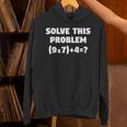 Solve This Problem 9X7467 Elementary Math Teacher Unisex Hoodie, gift for family, gift for coworker