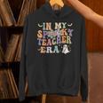 In My Spooky Teacher Era Groovy Hippie Retro Ghost Halloween Men Women Kids Unisex Hoodie, Groovy Teacher Hoodies, gift for family, gift for coworker