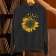 Sunflower Puzzle Pieces Autism Awareness For Mom Teacher For Women Unisex Hoodie, gift for family, gift for coworker