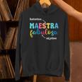 Sustantivo Maestra Fabulosa Adjetivo Spanish Teacher Unisex Hoodie, gift for family, gift for coworker