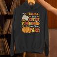 I Teach The Coolest Pumpkins In The Patch Teacher Halloween Unisex Hoodie, gift for family, gift for coworker
