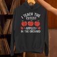 I Teach The Cutest Apples In The Orchard Cute Fall Teacher Unisex Hoodie, gift for family, gift for coworker I Teach The Cutest Apples In The Orchard Cute Fall Teacher Unisex Hoodie, gift for family, gift for coworker