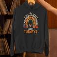 I Teach The Cutest Little Turkeys Thanksgiving Teacher Men Women Girls Kids Unisex Hoodie, gift for family, gift for coworker