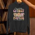 I Teach The Cutest Pumpkins In The Patch Teacher Retro Unisex Hoodie, gift for family, gift for coworker I Teach The Cutest Pumpkins In The Patch Teacher Retro Unisex Hoodie, gift for family, gift for coworker