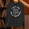 I Teach Some Turtley Awesome Kids Teacher Turtle Pun Unisex Hoodie, gift for family, gift for coworker