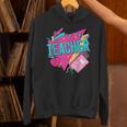 Teacher 90s Retro Colorful Teacher Of The 90s Back To School Unisex Hoodie, 90s Teacher Hoodies, gift for family, gift for coworker Teacher 90s Retro Colorful Teacher Of The 90s Back To School Unisex Hoodie, 90s Teacher Hoodies, gift for family, gift for coworker