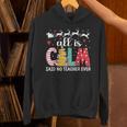 Teacher All Calm Said No Teacher Christmas Pencil Tree Unisex Hoodie, gift for family, gift for coworker