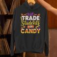 Teacher Cute Will Trade Students For Candy Halloween Costume Unisex Hoodie, gift for family, gift for coworker