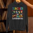 Teacher Of Tiny Superheroes Teach 100th Day Of School Men Women Girls Kids Unisex Hoodie, gift for family, gift for coworker