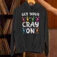 Teacher's Get Your Cray On Dabbing Crayons Unisex Hoodie, gift for family, gift for coworker Teacher's Get Your Cray On Dabbing Crayons Unisex Hoodie, gift for family, gift for coworker